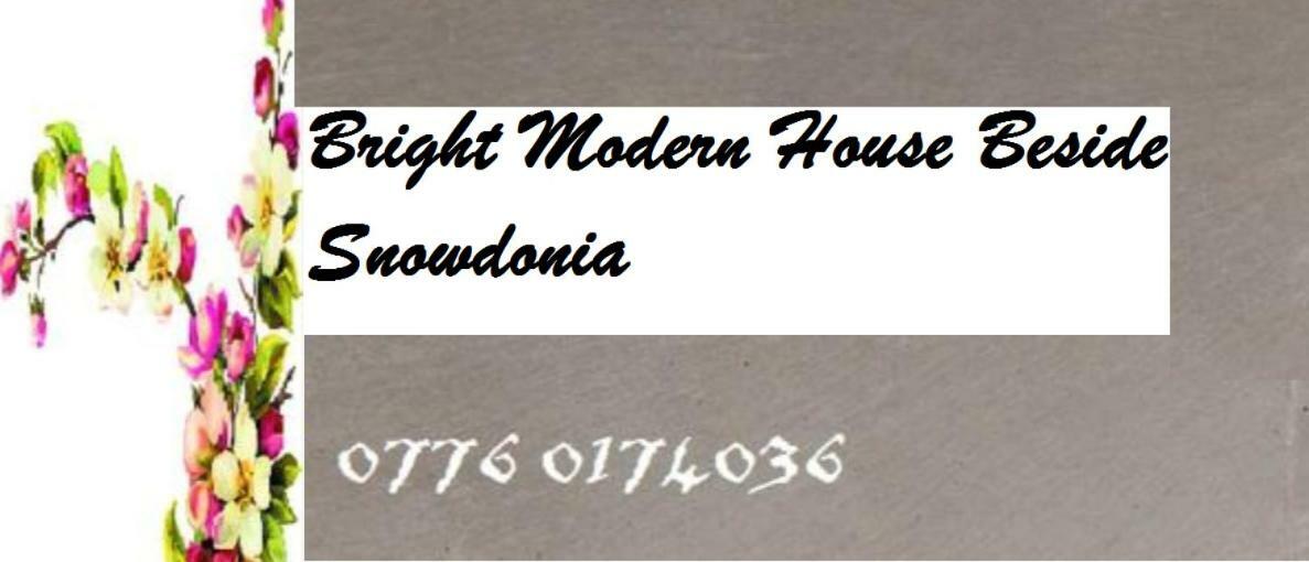 Bright Modern House Beside Snowdonia Vila Llanfairfechan Exterior foto